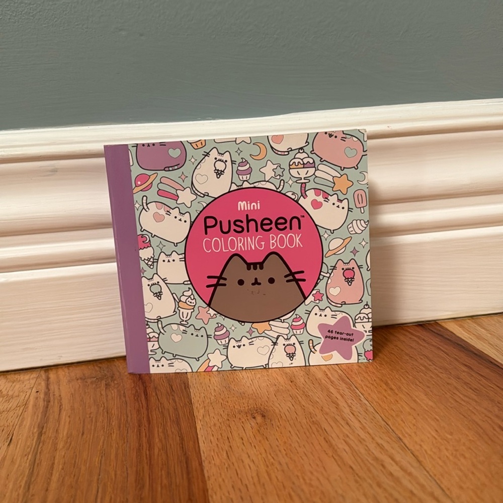 Pusheen mini coloring book!!